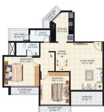 skylark apartments apartment 2 bhk 1188sqft 20204707164705