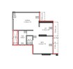 Space One Valencia 1 BHK Layout