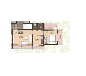 1 BHK 379 Sq. Ft. Apartment