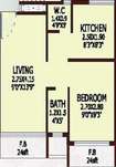 SPS White Jasmine 1 BHK Layout