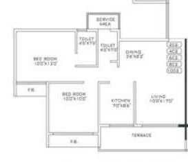 2 BHK 1145 Sq. Ft. Apartment