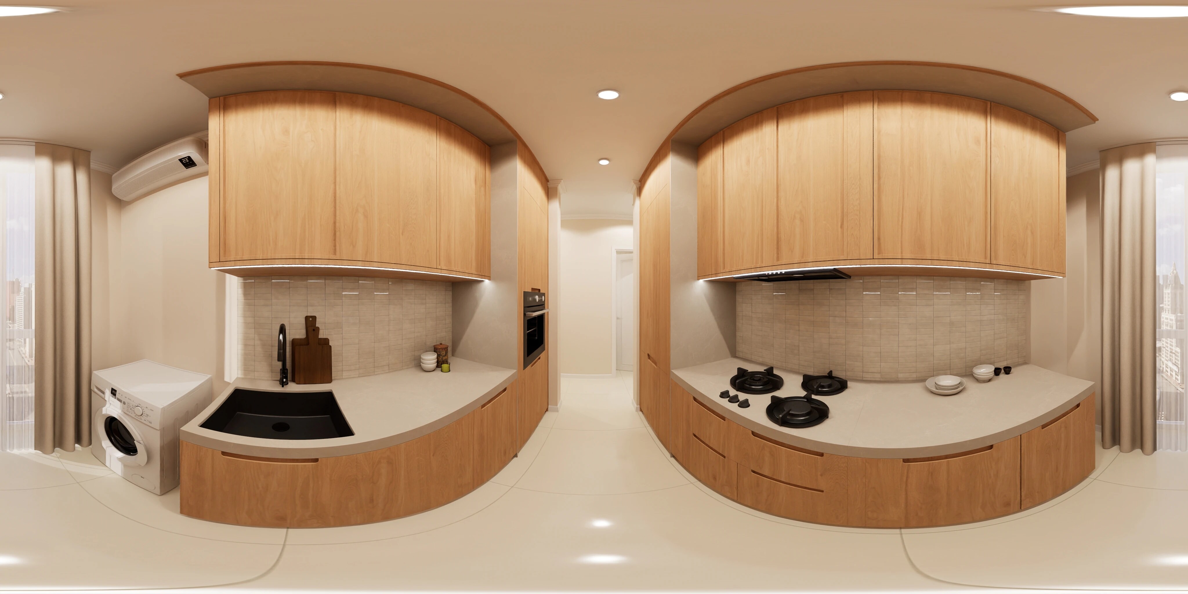 Floor plan of 2 BHK 739 Sq. Ft. Apartment in Tricity Aspire, Navi Mumbai