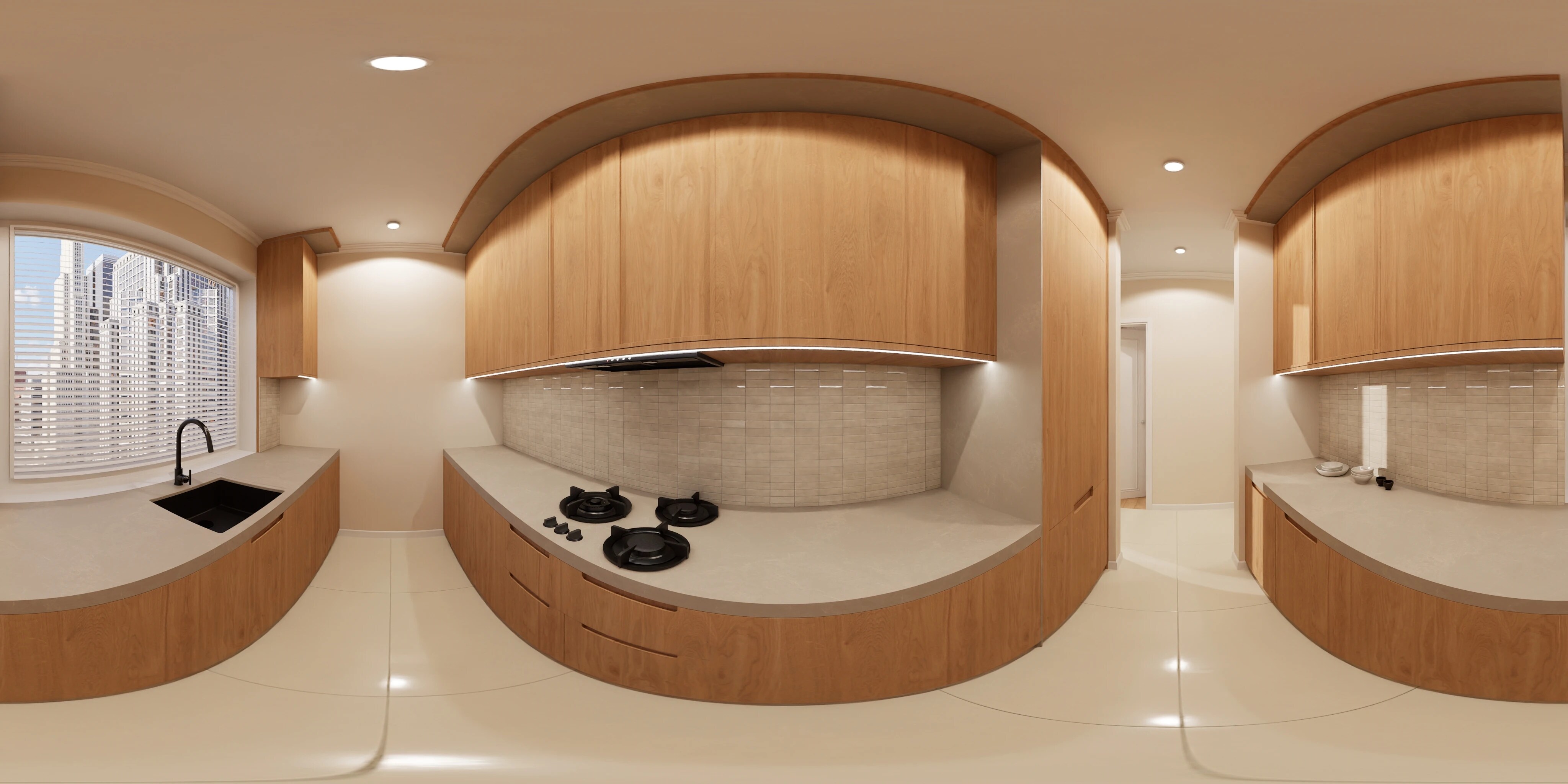 Floor plan of 2 BHK 628 Sq. Ft. Apartment in Tricity Heritage, Navi Mumbai