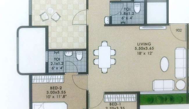 tricity palacio apartment 2 bhk 460sqft 20221320111340
