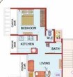 Trimurti Ayush Regency 1 BHK Layout