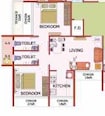 Trimurti Ayush Regency 2 BHK Layout