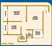 Vijay Galaxy Karjat 1 BHK Layout