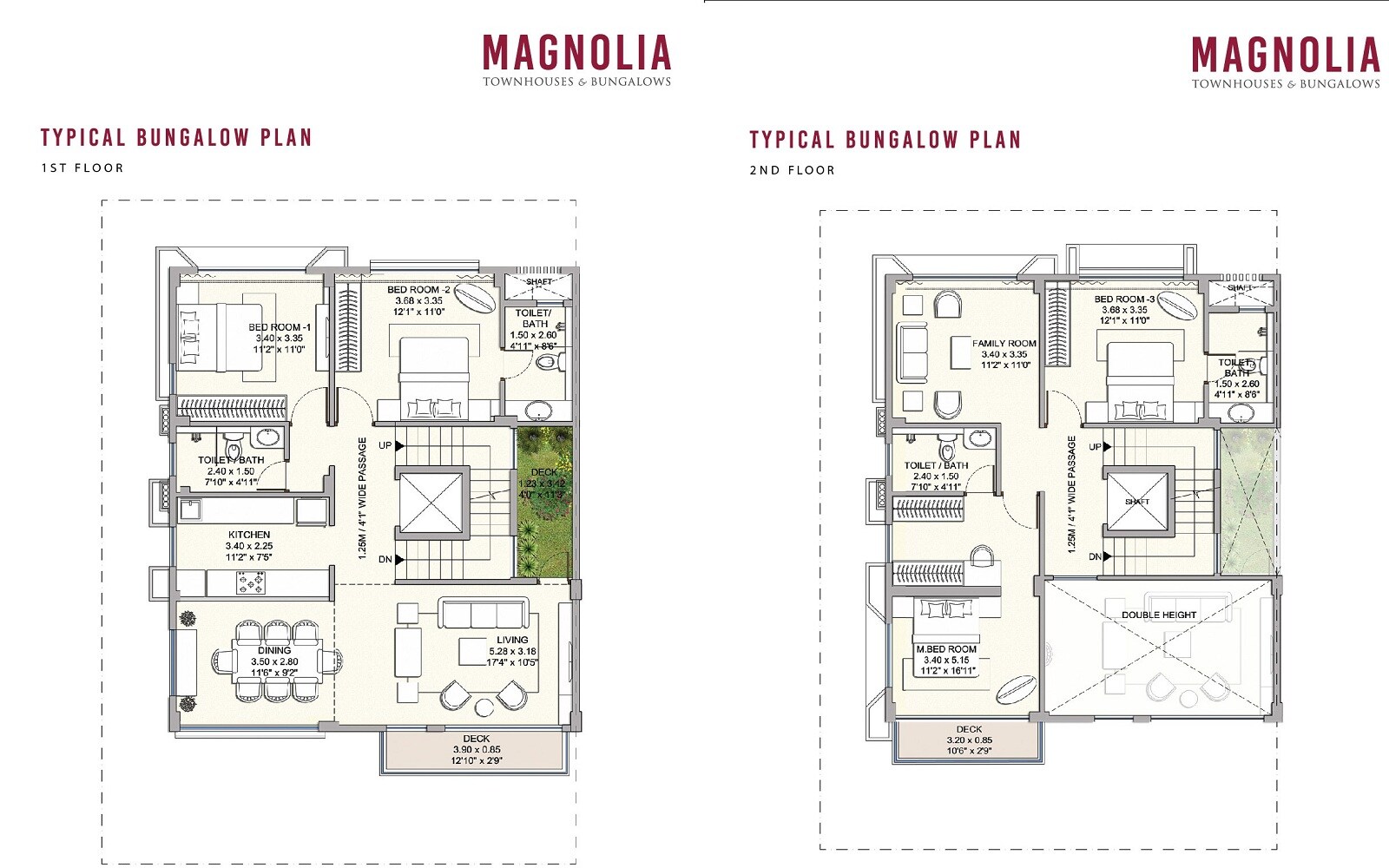 Floor plan of 4 BHK 2000 Sq. Ft. Villa in Wadhwa Magnolia Cluster 2, Navi Mumbai