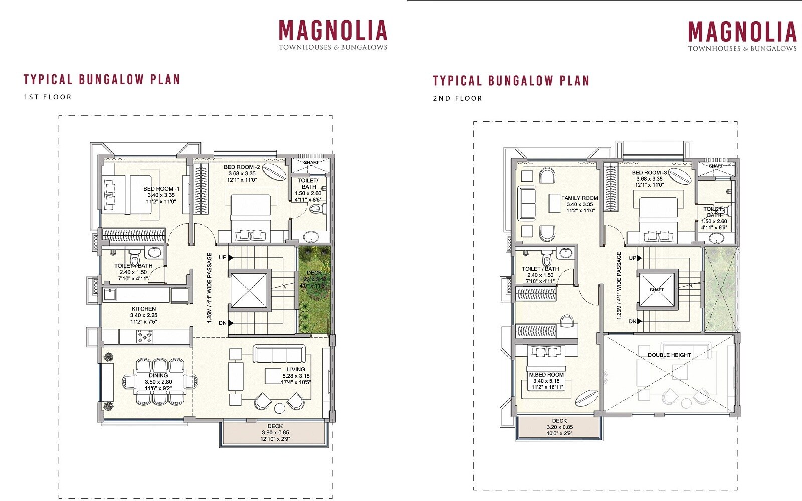 Floor plan of 4 BHK 2000 Sq. Ft. Villa in Wadhwa Magnolia Cluster 3, Navi Mumbai