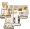 Welkin Mannat 2 BHK Layout