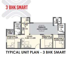 xrbia warai apartments apartment 3 bhk 494sqft 20201312101306
