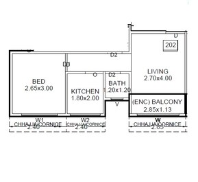 1 BHK 269 Sq. Ft. Apartment in Yashrang Bhaveshwar Palace
