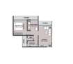 Zenisha Luxuria 1 BHK Layout