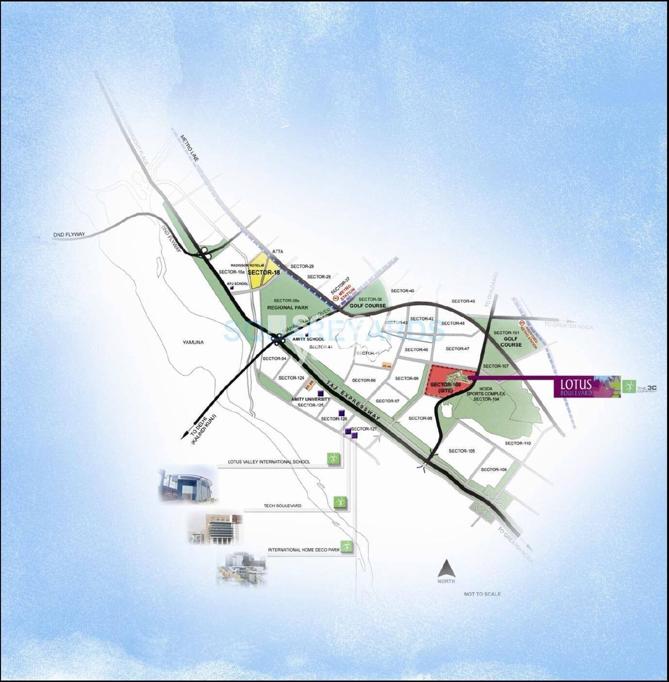 3C Lotus Boulevard Location Image