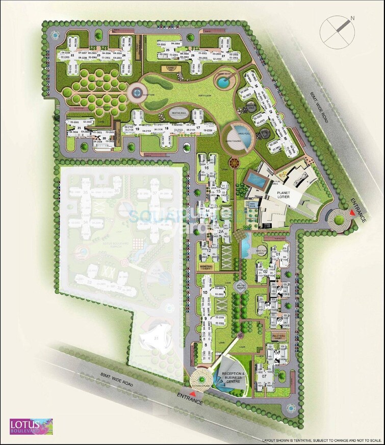 3C Lotus Boulevard Master Plan Image
