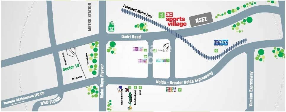 3C Sports Village Location Image