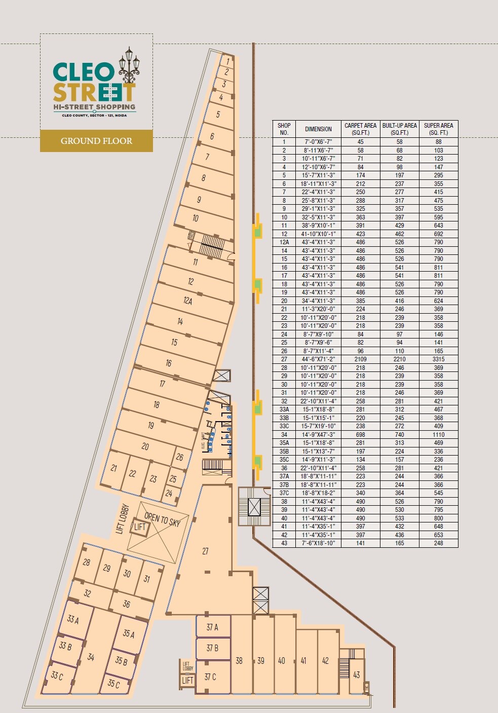 ABA Cleo Street Floor Plans 1