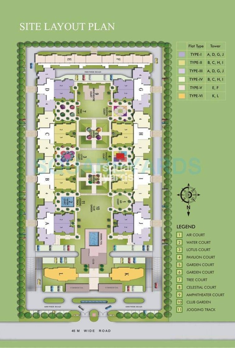 Aditya Celebrity Homes Master Plan Image