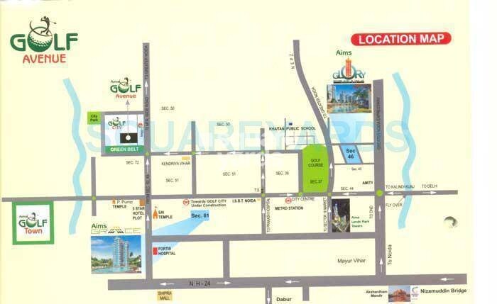 Aims Golf Avenue I Location Image