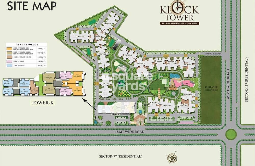 Ajnara Klock Tower Master Plan Image