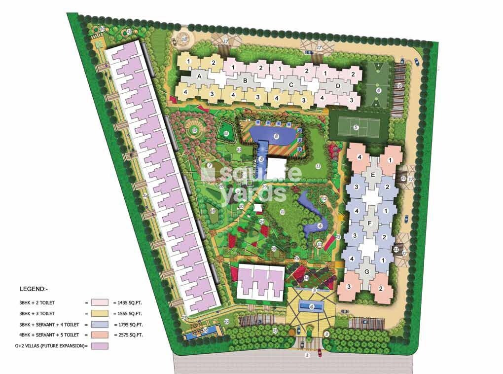 Ajnara The Belvedere Master Plan Image