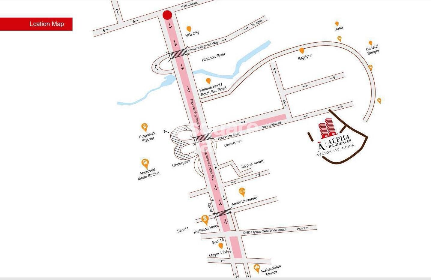 Alpha Residences Location Image