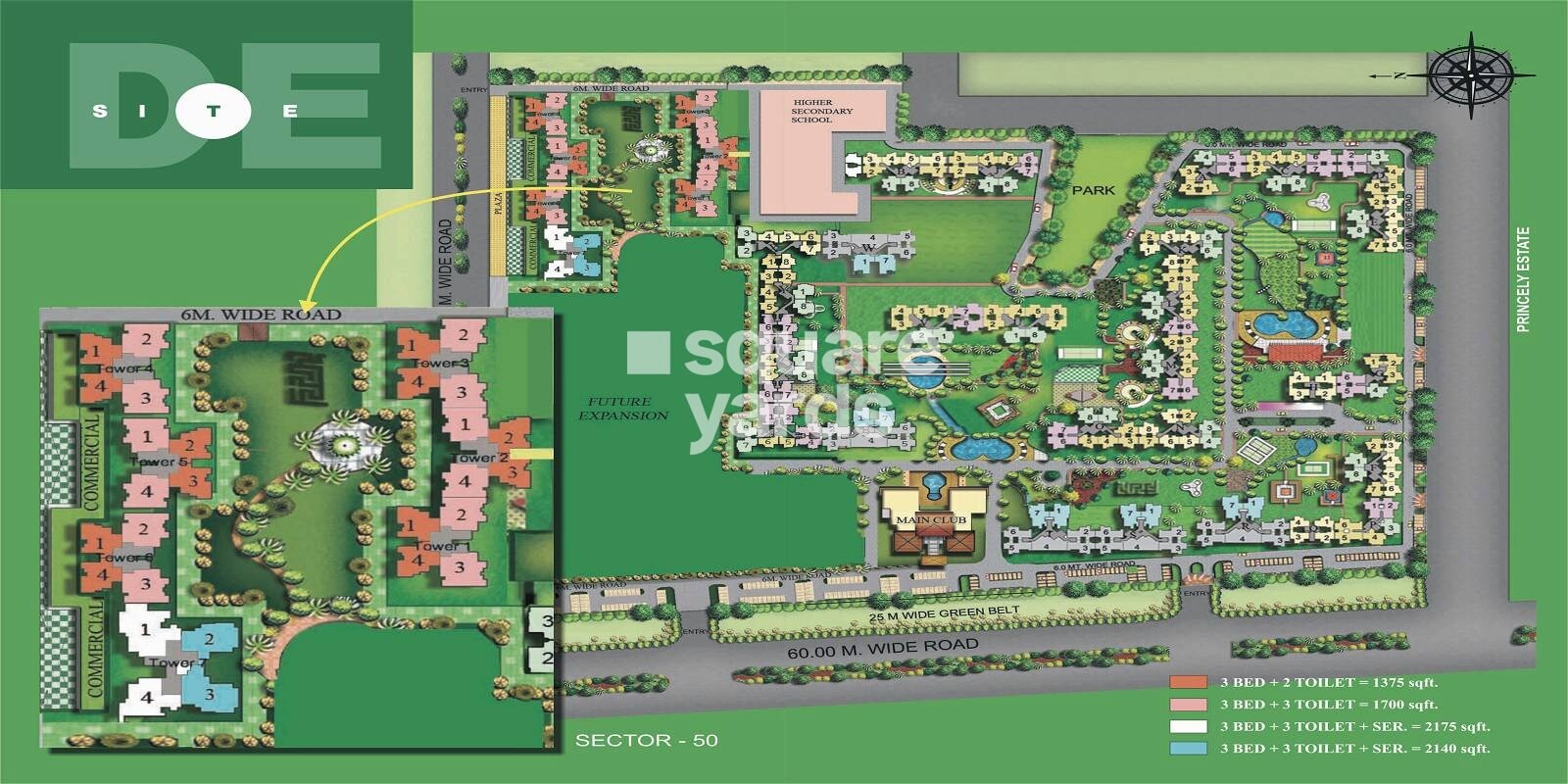 Amrapali Crystal Homes Master Plan Image