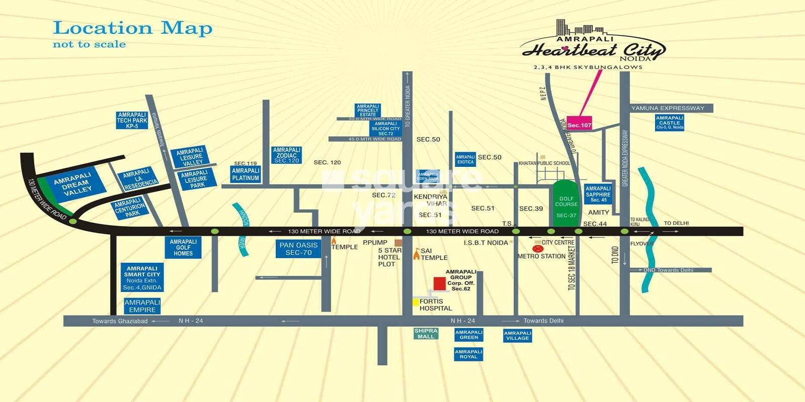 Amrapali Heartbeat City Location Image