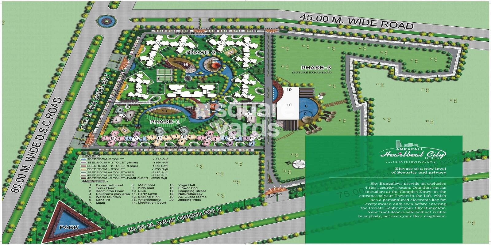 Amrapali Heartbeat City Master Plan Image