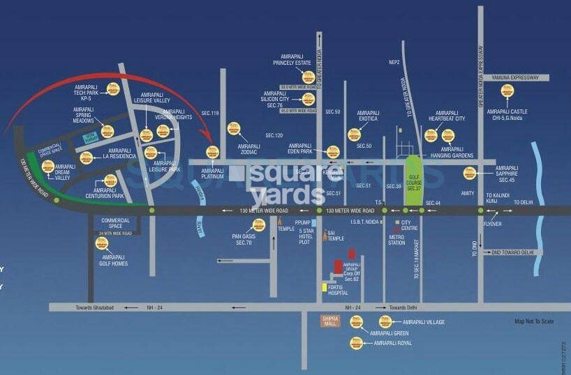 Amrapali Titanium Location Image