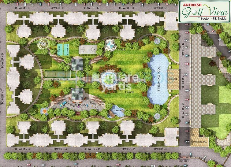 Antriksh Golf View Master Plan Image