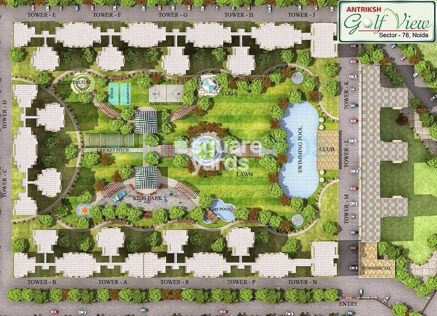 Antriksh Golf View Master Plan Image
