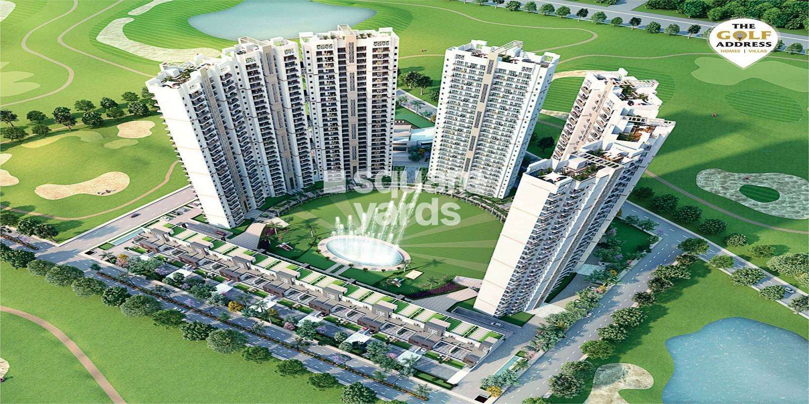 antriksh the golf address project tower view1