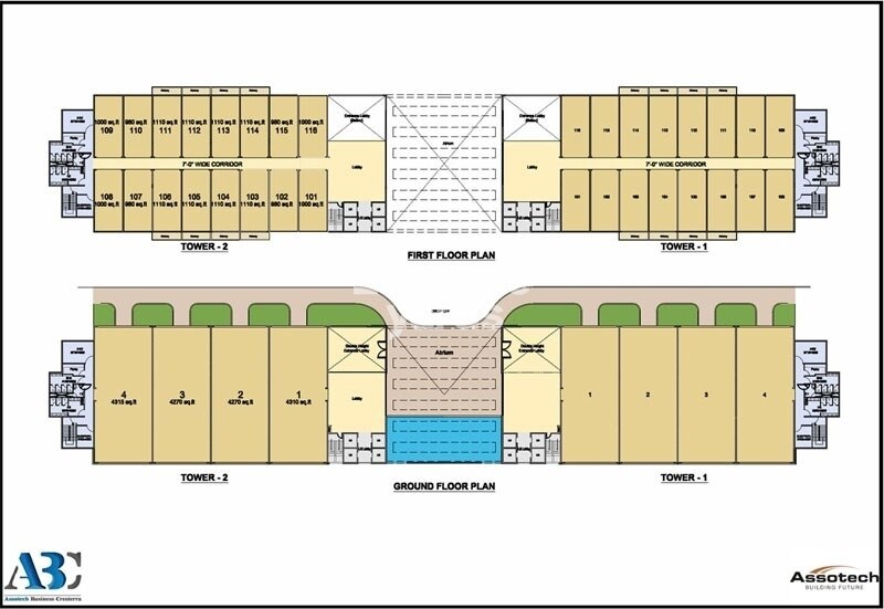 Assotech Business Cresterra Floor Plans 1