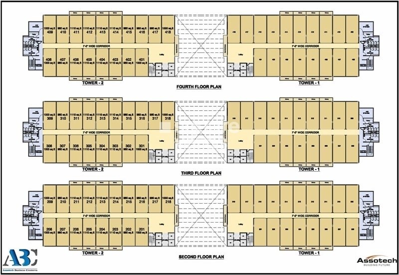 Assotech Business Cresterra Floor Plans 2