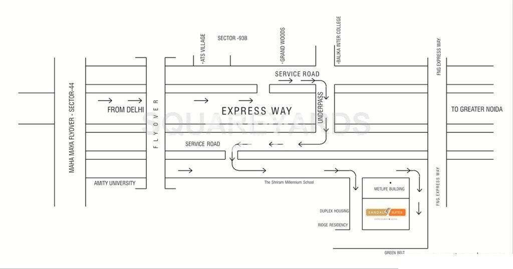 Assotech Sandal Suites Location Image