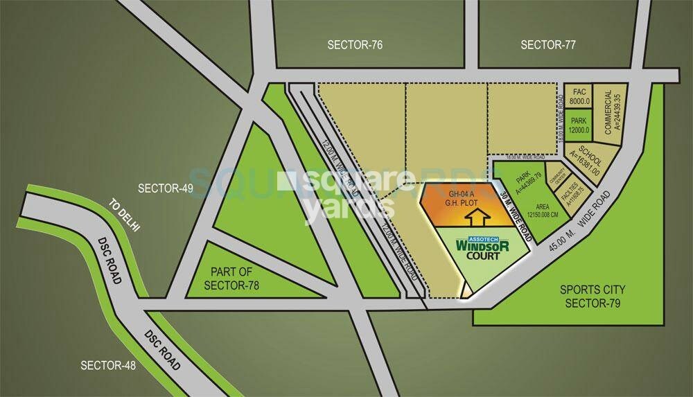 Assotech Windsor Court Location Image