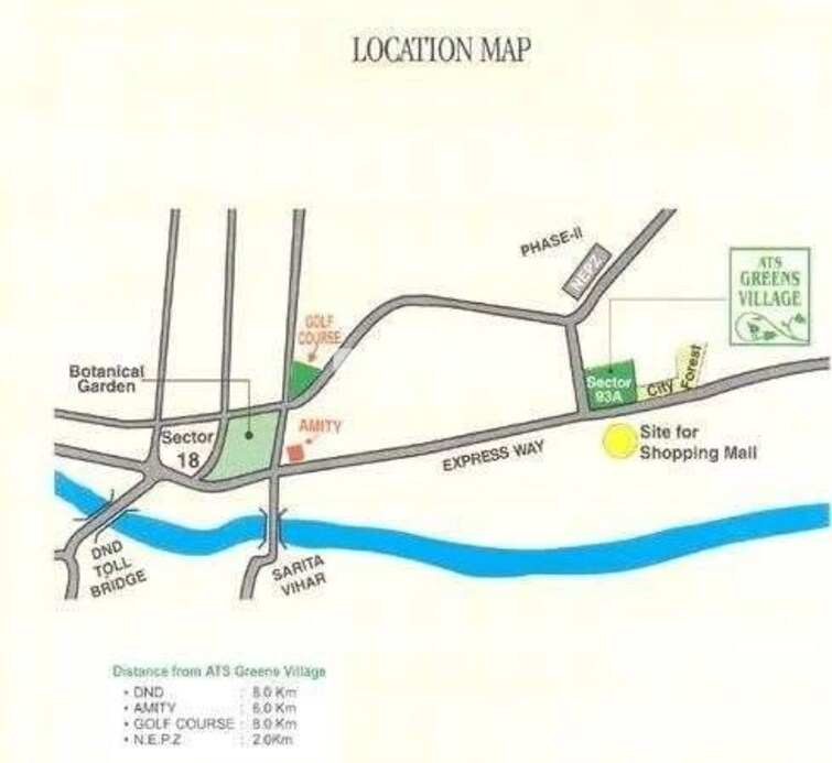 ATS Green Village Location Image
