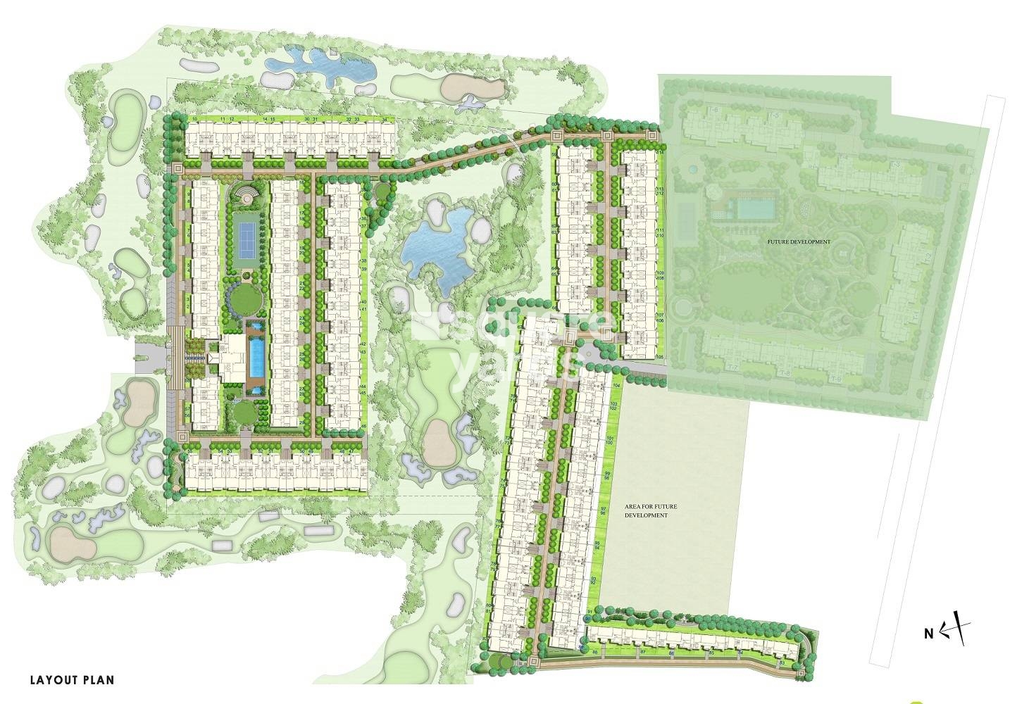 ATS Pristine Golf Villas Master Plan Image