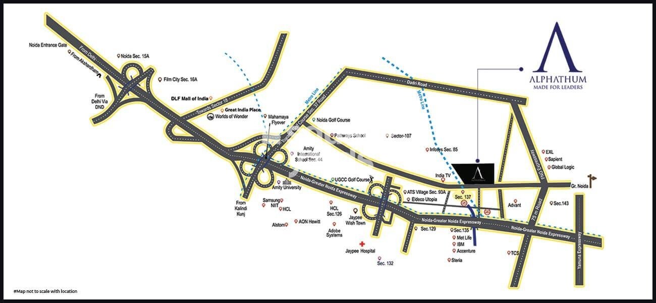 Bhutani Alphathum Commercial Location Image