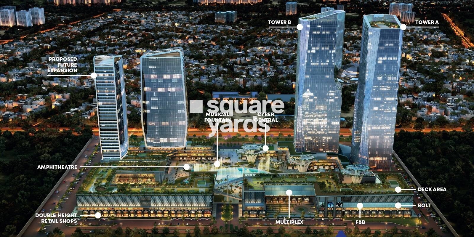 Bhutani Cyber Central Tower View 1