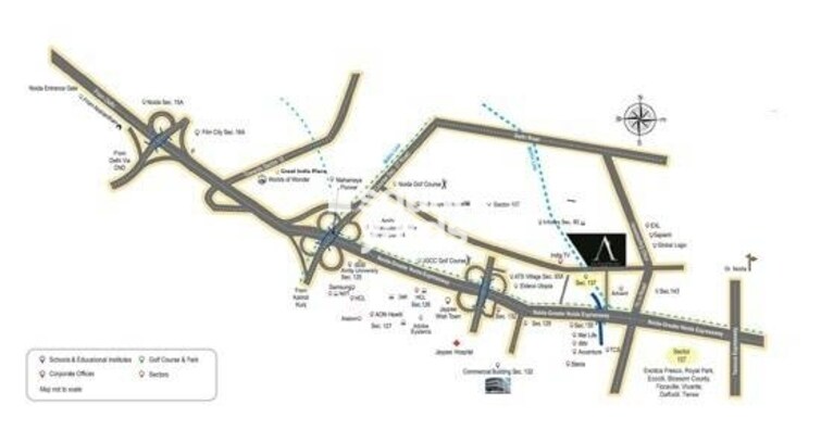 Bhutani Etherea Location Image