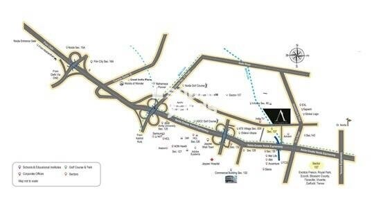 Bhutani Etherea Location Image