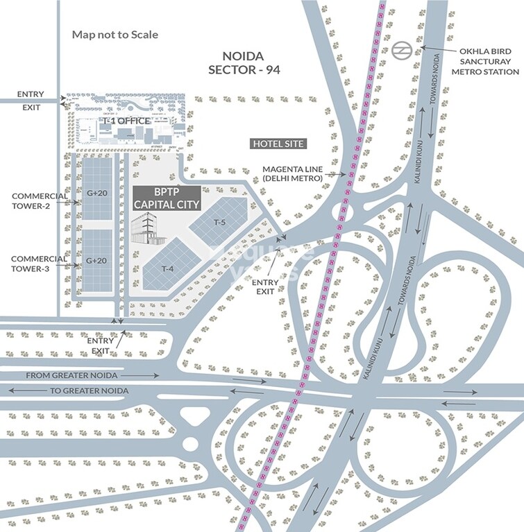 BPTP Capital City Location Image