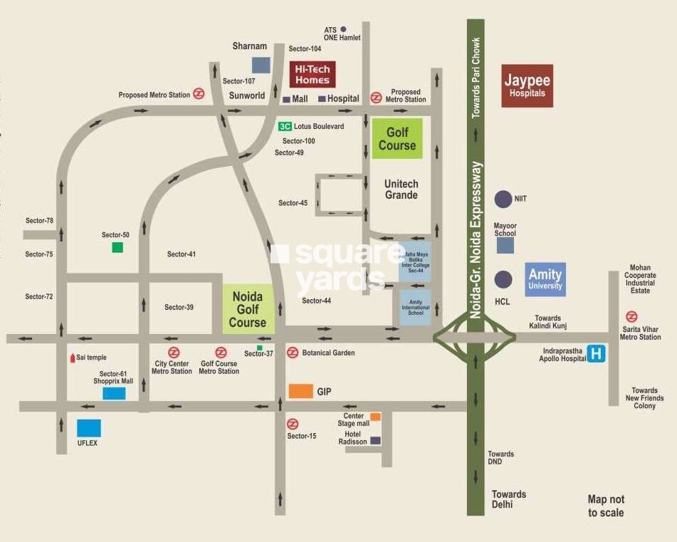 Buildlopers Hi Tech Homes Location Image