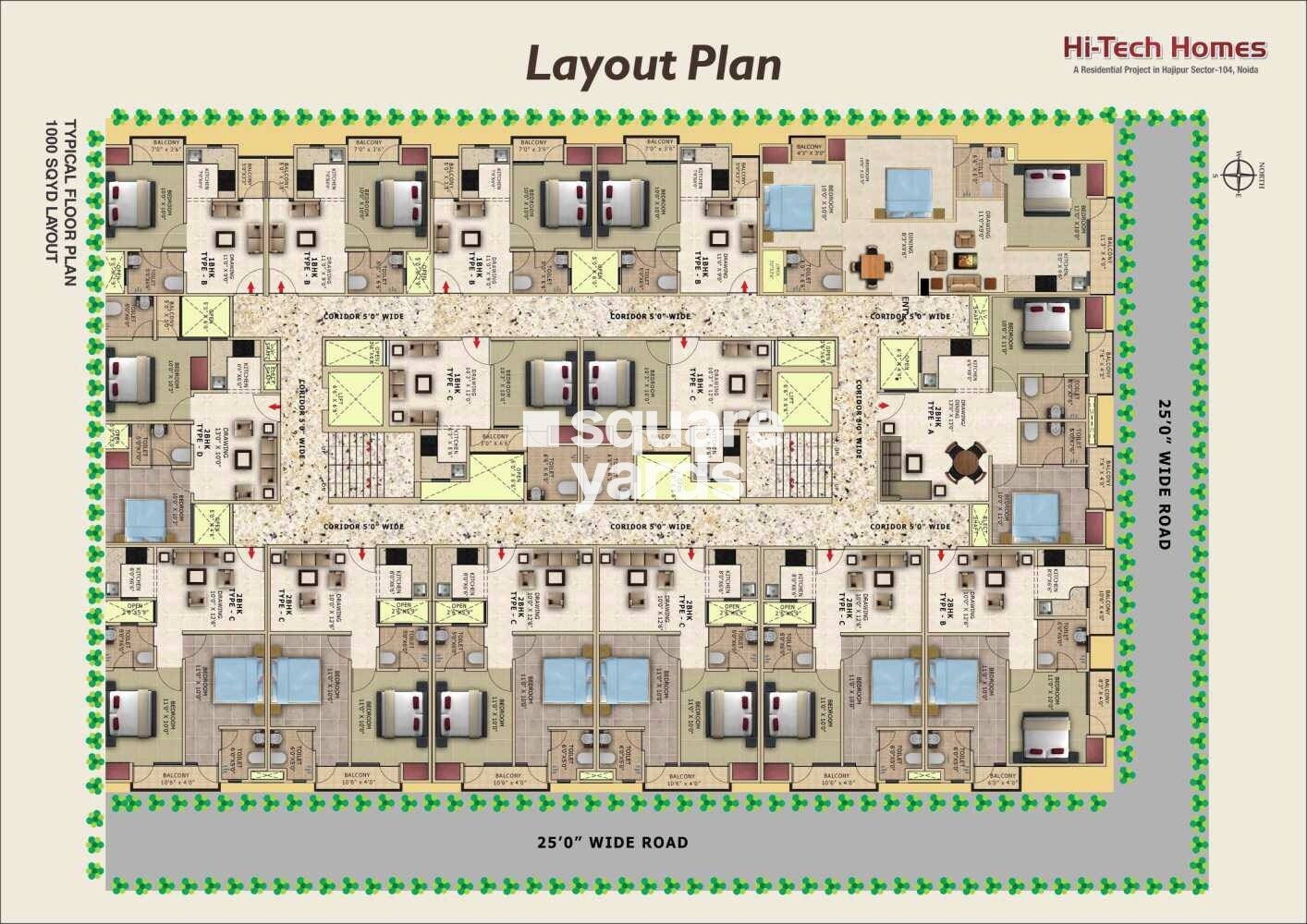 Buildlopers Hi Tech Homes Master Plan Image