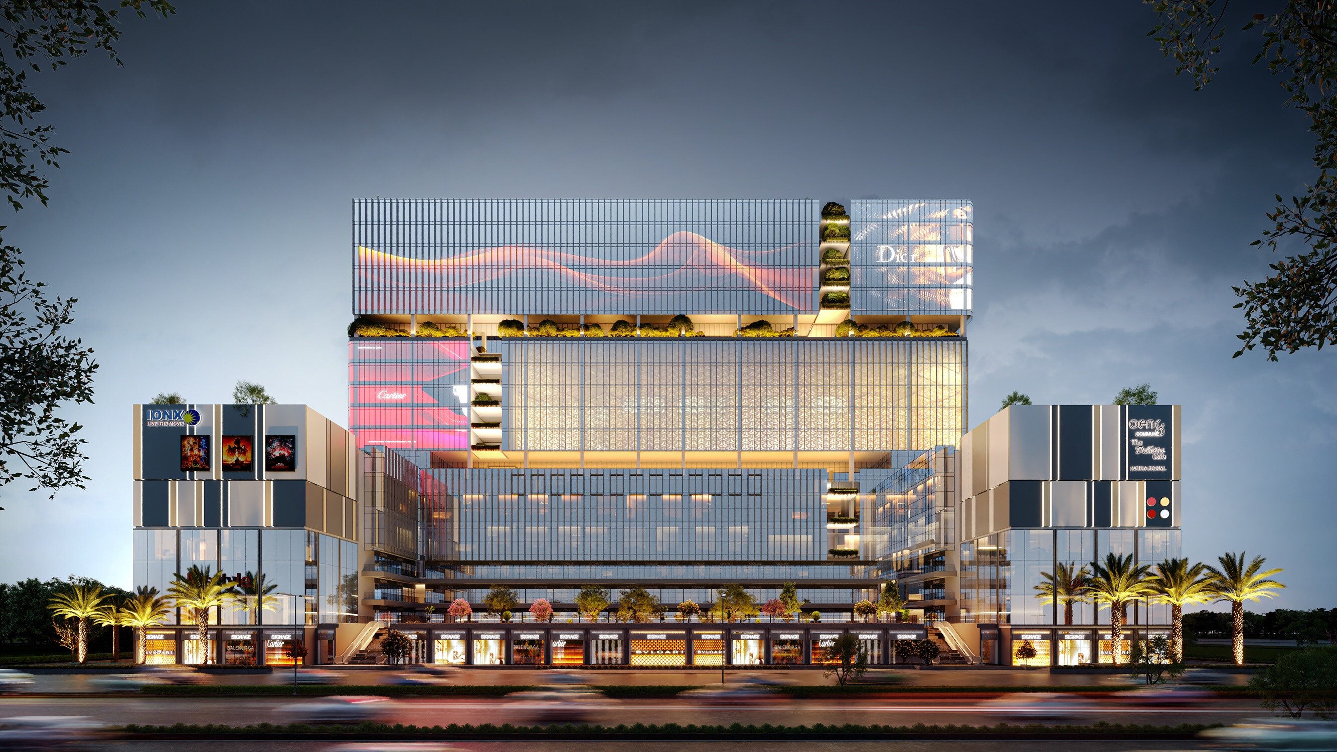 Business Bay Central Ikon Commercial Exteriors