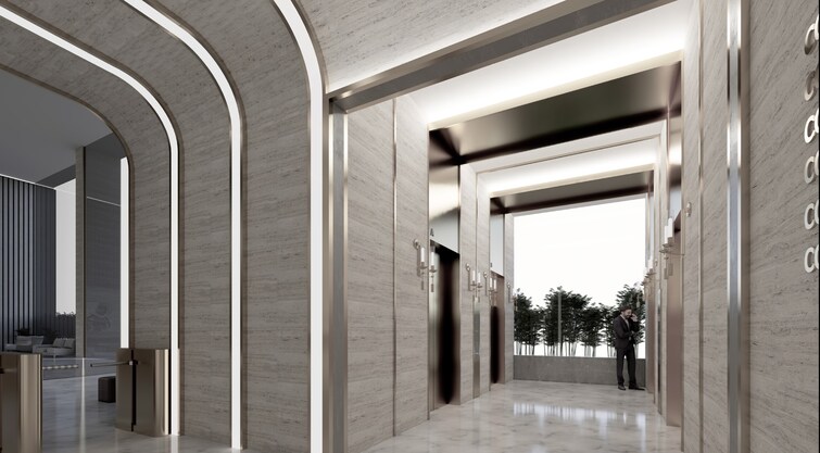 Business Bay Central Ikon Lift Lobby Image