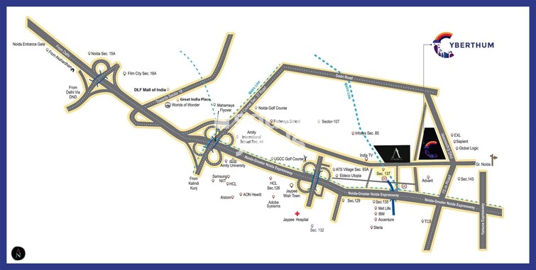 Bhutani Cyberthum Location Image