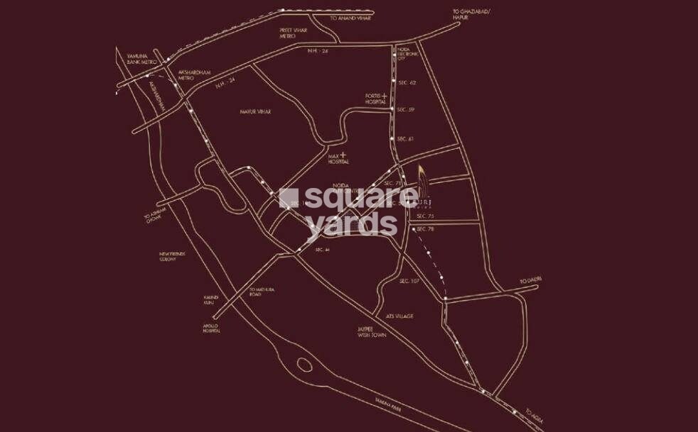 Dasnac Burj Location Image